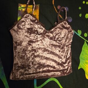 Forever 21 Pink Velvet Top